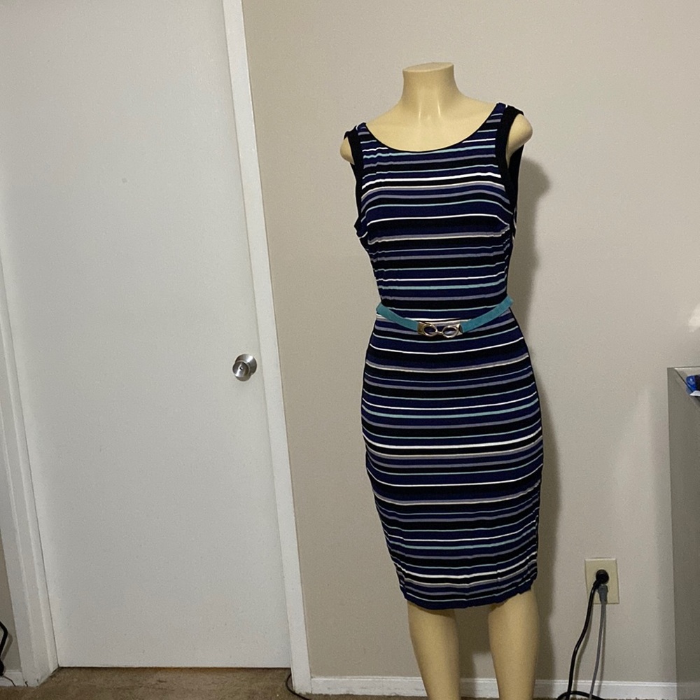 White House Black Market striped dress